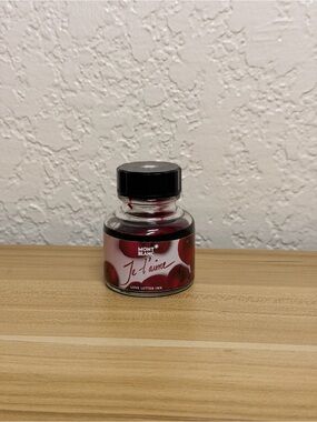 Montblanc Je t'aime Love Letter Ink Rose Scented Red/Pink Pen Refill 99% Full